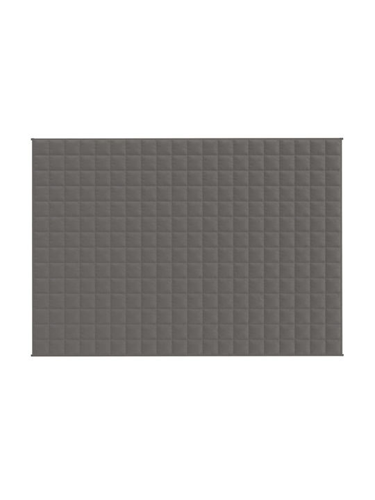 vidaXL Κουβέρτα Βαρύτητας Καναπέ 137x200εκ. Γκρι 3154832