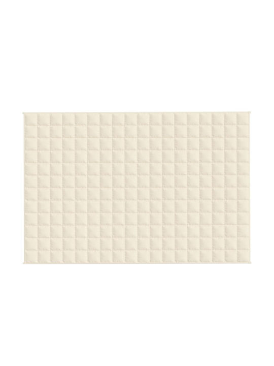 vidaXL Κουβέρτα Βαρύτητας Καναπέ 122x183εκ. Μπεζ 3154865
