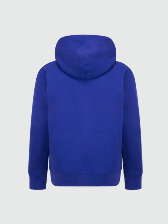 Jordan Kinder Sweatshirt mit Kapuze und Taschen Blau