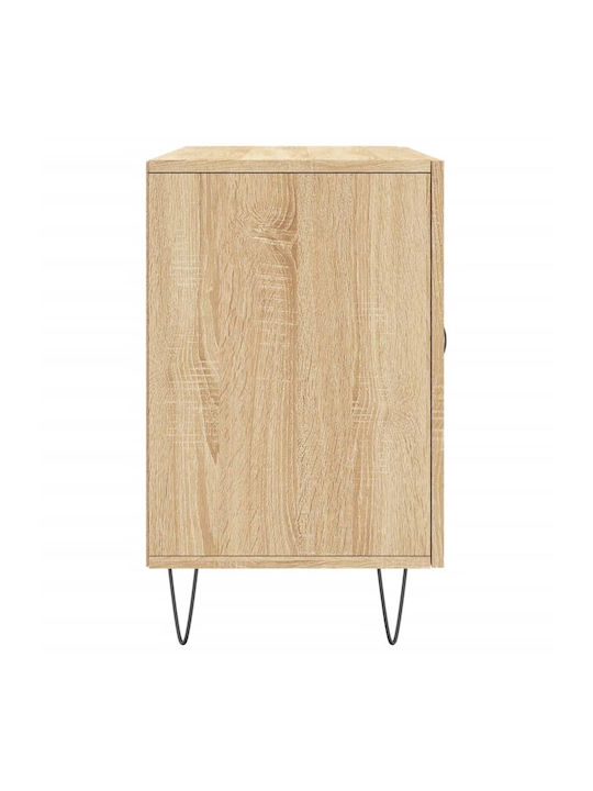 Sideboard Wooden with Drawers Sonoma Oak 100x36x60cm