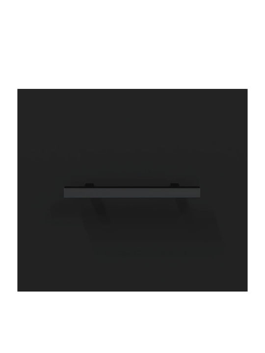 Bufet cu Sertare Negru 100x36x60cm