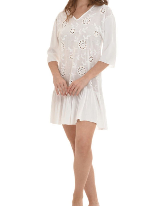 Women's Zen By Daisy kaftan - Ecru