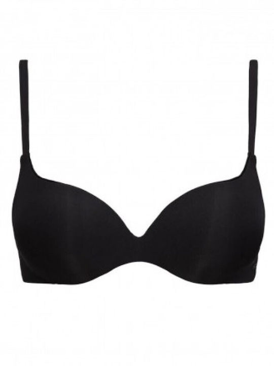 Sielei Negru Sutien Push Up cu Baloane