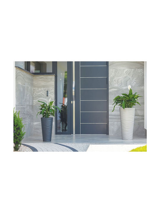 Form Plastic Sahara Dunes Pot Plastic Anthracite 34.5x34.5x39cm.