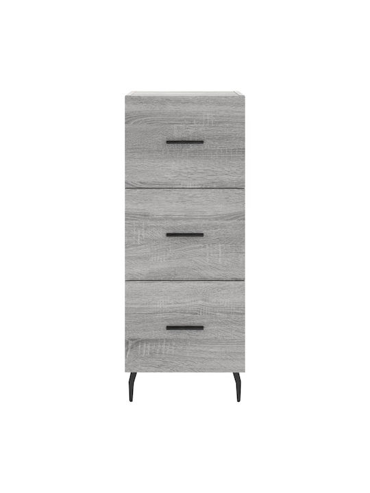 Office Storage Drawer Gray L34.5xW34xH90cm
