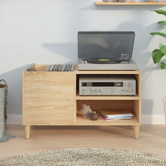vidaXL Sonoma Oak Hi-Fi Furniture Brown 38x84.5x48cm