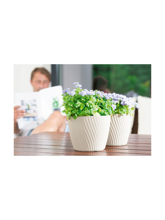 Form Plastic Mika Γλάστρα Πλαστική Forest moss 14.8x14.8x16.8εκ.
