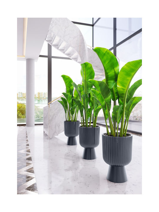 Form Plastic Keli Mika Pot Plastic Anthracite 29x29x43cm.