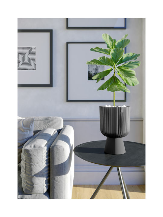 Form Plastic Keli Mika Pot Plastic Anthracite 29x29x43cm.