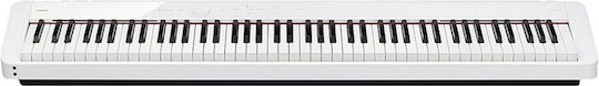 Casio Ηλεκτρικό Stage Πιάνο CDP-S110 με 88 Βαρυκεντρισμένα Πλήκτρα Ενσωματωμένα Ηχεία και Σύνδεση με Ακουστικά και Υπολογιστή White