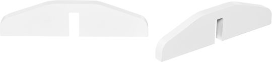 Pawhut Wooden Dog Divider with 3 Panels 154.5x29.5x61cm White