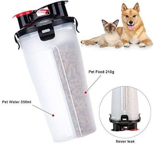 Bottle Food & Water for Dog 510ml in White Color