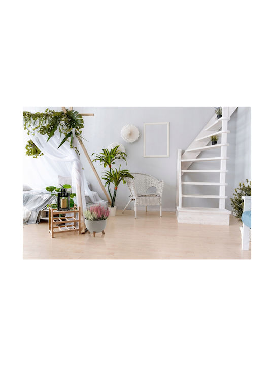 Lamela Roma Γλάστρα Πλαστική Anthracite 29x29x23εκ.