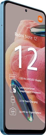 Xiaomi Redmi Note 12 4G Dual SIM (8/256GB) Ice Blue