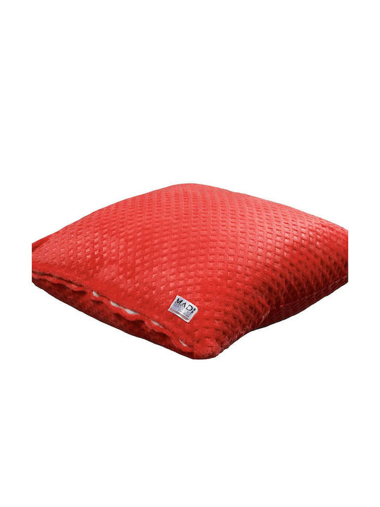 Madi Sofa Cushion Spots Red 45x45cm