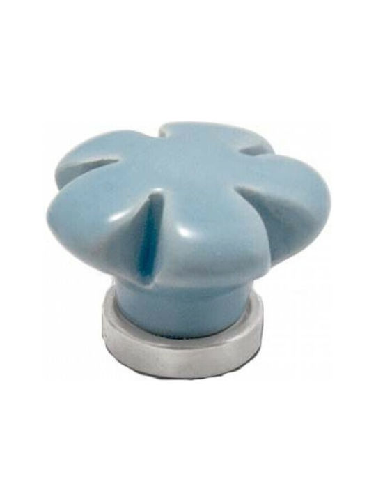 Conset C1079 Kids Knob Furniture made of Porcelain in Blue Color 35mm C1079-35A53A53 1pcs