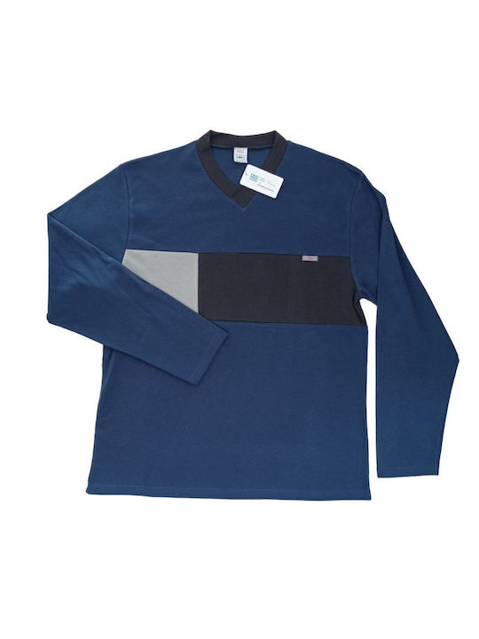 Billy Sabbado Men's Winter Pajamas Set Raf Blue