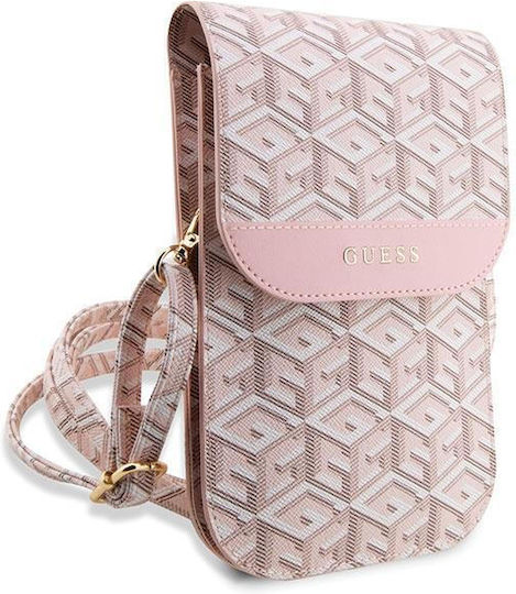 Guess GCube Stripe Beutel Rosa GUWBHGCFSEP