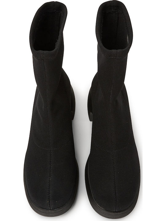 Malaya Thelma Women's Ankle Boots with Medium Heel Black