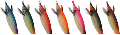 DTD Premium Bukva 2.0 Squid Jigs Fluorescent 6.5pcs/8gr RED