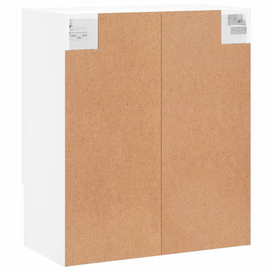 vidaXL Bathroom Cabinet L60xW31xH70cm White