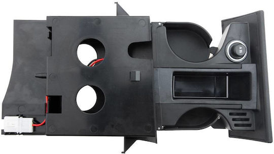 NTY Car Cup Holder 2 Positions for Console in Black Color
