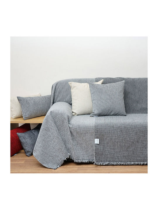 Anna Riska Armchair Throw 2 Sides 1440 180x150cm Grey