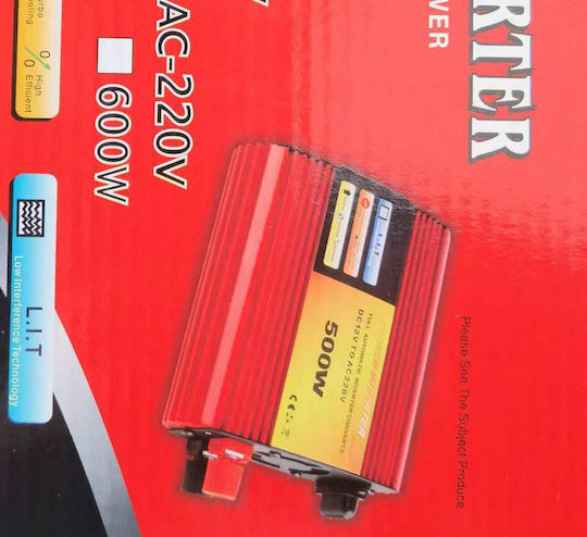Invertor Auto Modificat Sine Wave 500W pentru 12V DC
