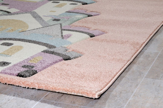 Tzikas Carpets 64046-55 Παιδικό Χαλί Ροζ 133x190cm