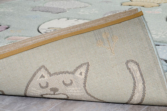 Tzikas Carpets 63908-40 Παιδικό Χαλί Πράσινο 133x190cm