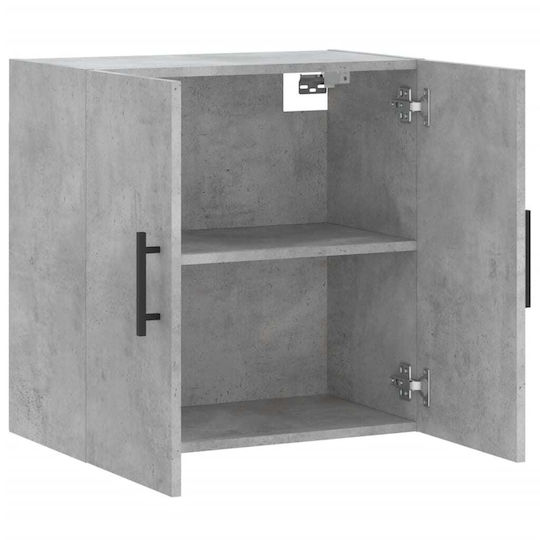 vidaXL Bathroom Cabinet L60xW31xH60cm Gray
