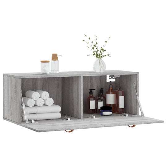 vidaXL Ντουλάπι Μπάνιου 100x36.5x35cm Sonoma
