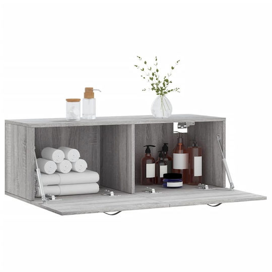 vidaXL Badezimmerschrank B100xT36.5xH35cm Sonoma