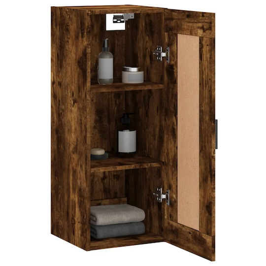 vidaXL Bathroom Cabinet L34.5xW34xH90cm Oak