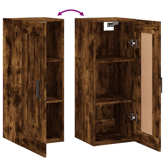 vidaXL Bathroom Cabinet L34.5xW34xH90cm Oak
