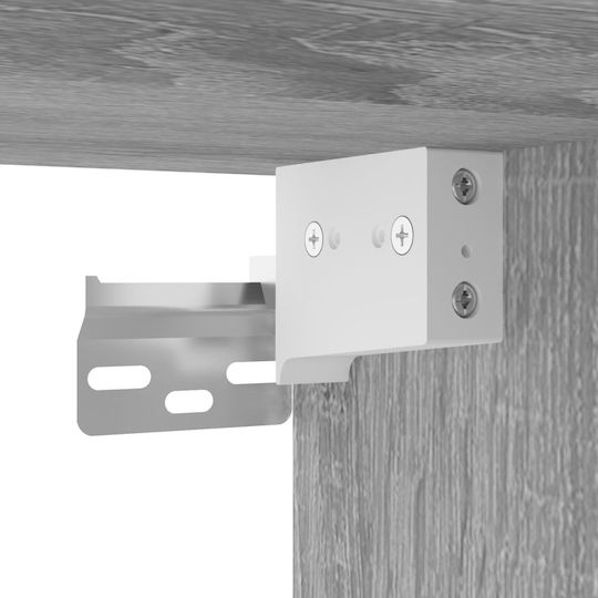 vidaXL Badezimmerschrank B100xT36.5xH35cm Sonoma