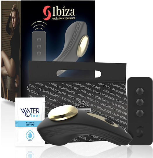 Ibiza Vibrator Κλειτοριδικός Δονητής με Απομακρυσμένο Έλεγχο Μαύρος