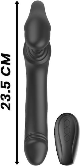 Ibiza Vibrator Δονητής για Ζευγάρια με Απομακρυσμένο Έλεγχο Μαύρος