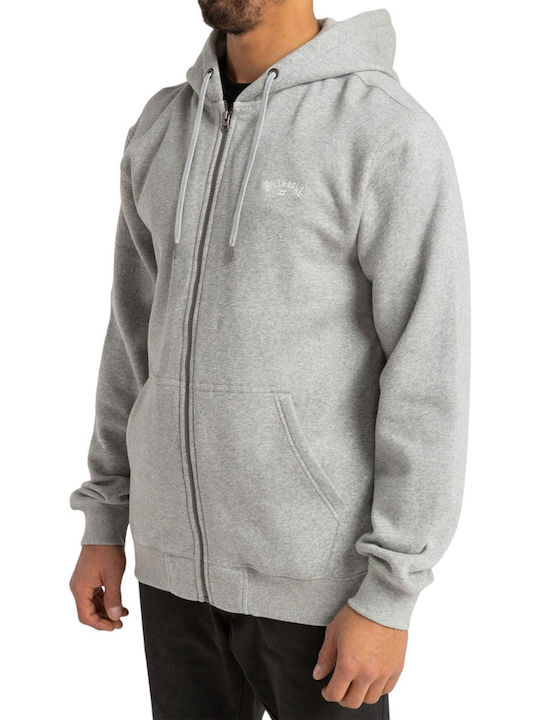 Billabong Arch Zh Men's Sweatshirt Jacket with Hood Gray