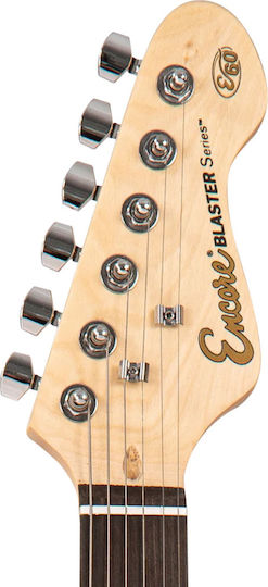 Encore Set Chitară Electrică Stratocaster Roșie cu Husă