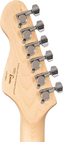 Encore Set Chitară Electrică Stratocaster Roșie cu Husă