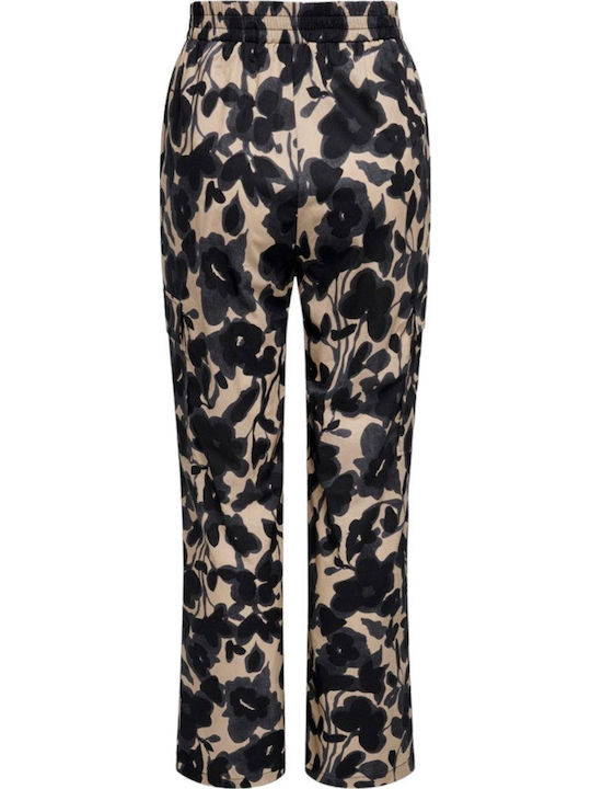 Damen Stoff Cargo Hose Irish Cream