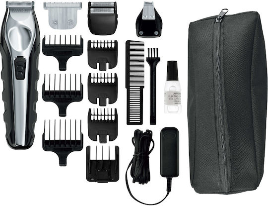 Wahl Professional Σετ Επαναφορτιζόμενης Κουρευτικής Μηχανής Ασημί 09888-1216