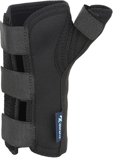 Aurafix 601 Wrist Splint with Thumb Left Side Neoprene Black