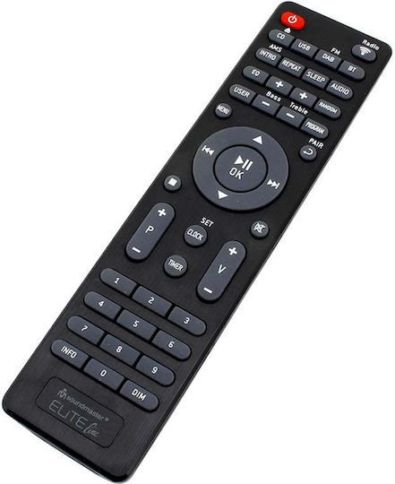 Soundmaster Sistem audio 2 ICD5000SW ICD5000SW 100W cu CD / Media digitale Player, WiFi și Bluetooth Negru