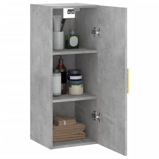vidaXL Badezimmerschrank B34.5xT34xH90cm Gray