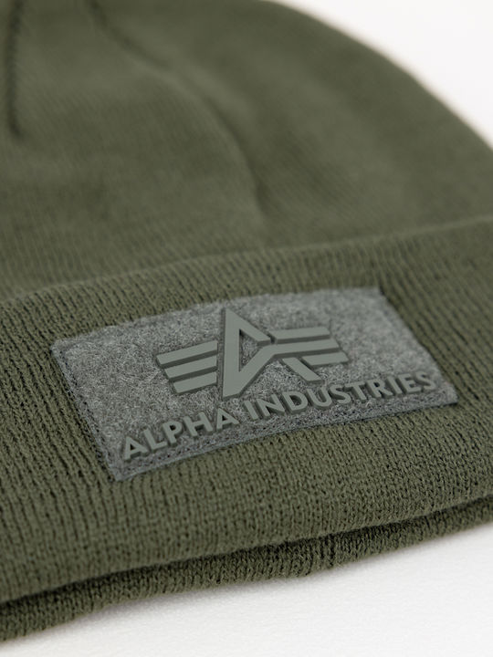Knitted Beanie Cap Khaki