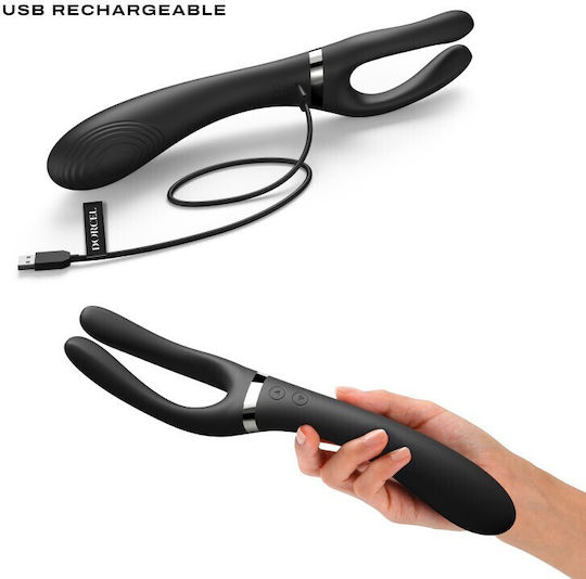 Dorcel Διπλός Δονητής 28.2cm Μαύρος