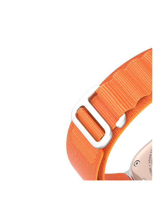 Dux Ducis Sport Buckle Strap Stainless Steel Orange (Apple Watch 38/40/41/42mm)