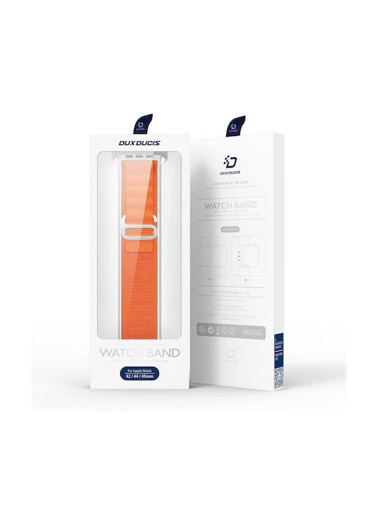 Dux Ducis Sport Buckle Strap Stainless Steel Orange (Apple Watch 38/40/41/42mm)
